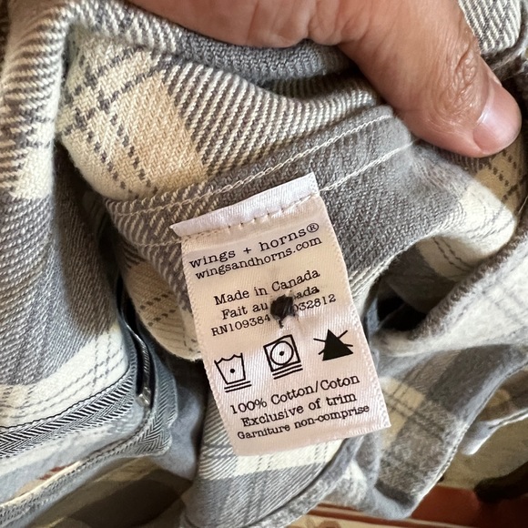 Wings and Horns Button Down Zip Up Shirt - Picture 5 of 5